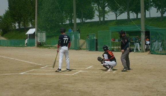아산시 곡교천 시민공원 야구장